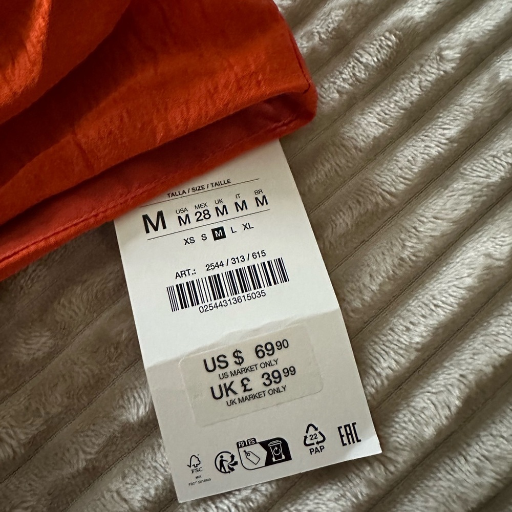 Vibrant Orange Garment